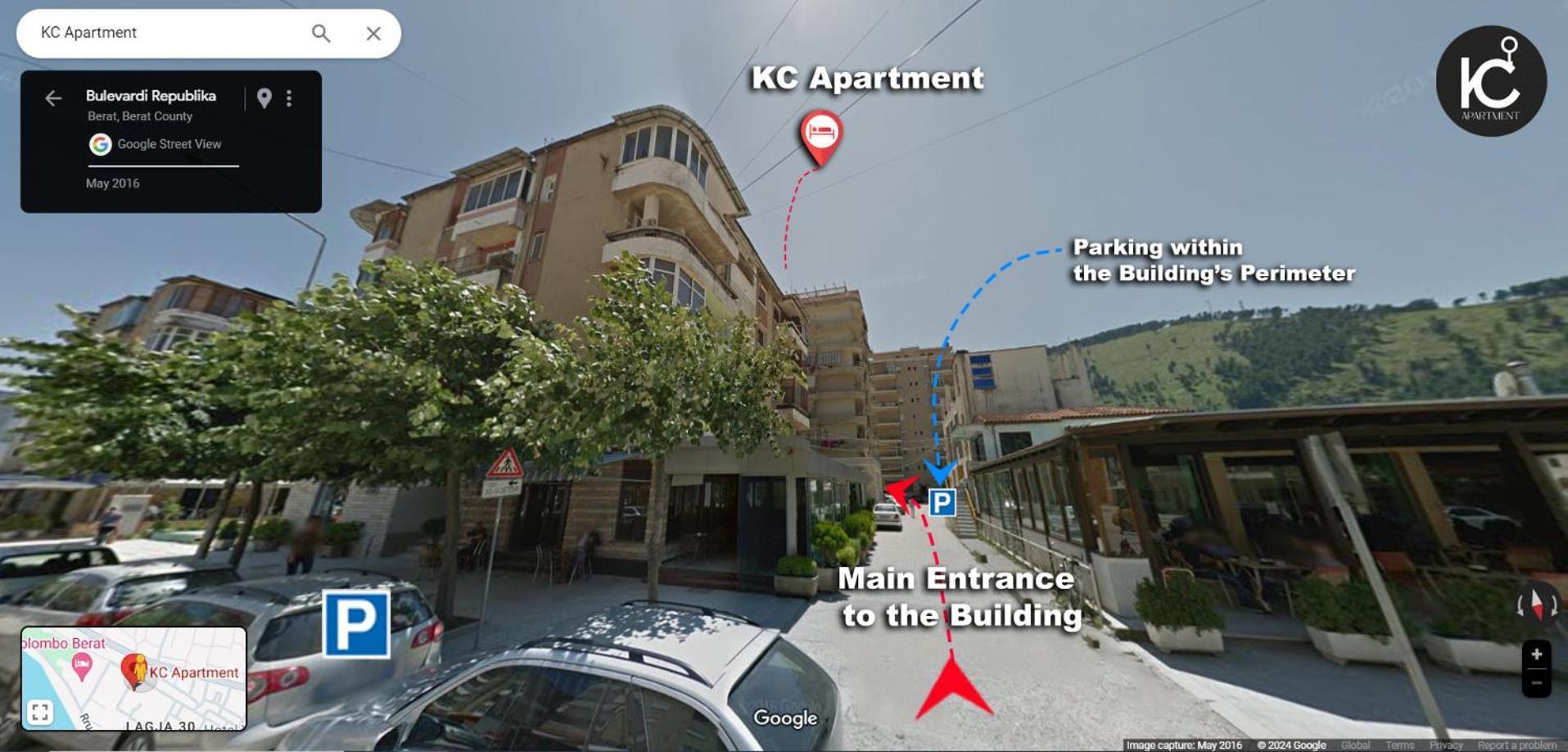 Kc Apartment Berat Eksteriør billede